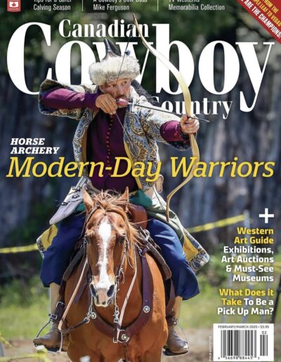 Micky Featured on Canadian Cowboy's cover.
