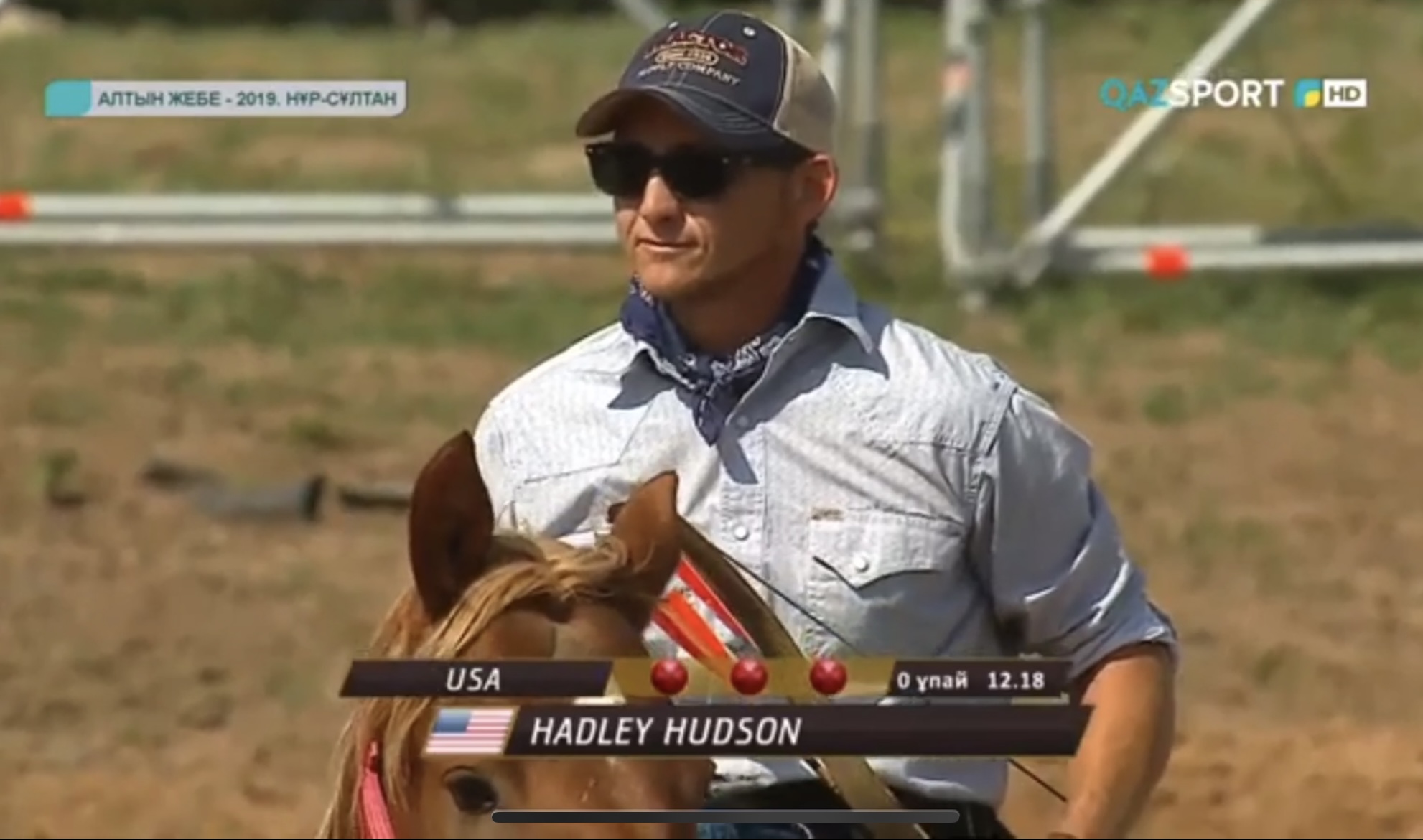 Hadley Competing in a Competition