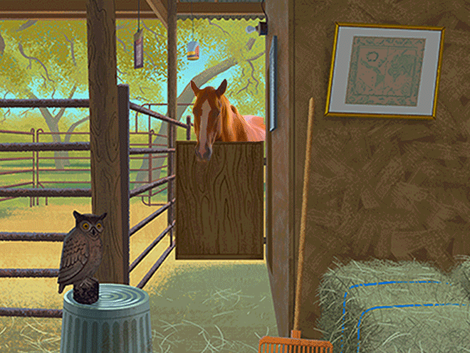 Three Socks Door Gif
